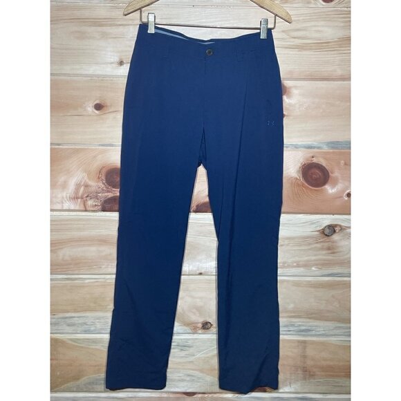 Under Armour performance men’s pants. Activewear. Navy. Size 30/30 - Picture 1 of 3